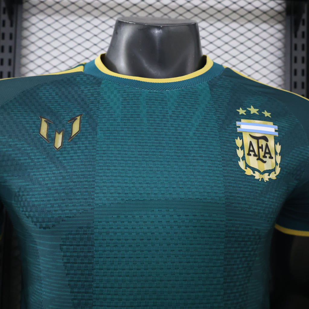 Argentina 2026/27 Messi Commemorative Jersey Green - Player Version