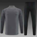 Barcelona 2025/26 Grey Kobe ¼ Zip Training Set | Adult + Kids Sizes