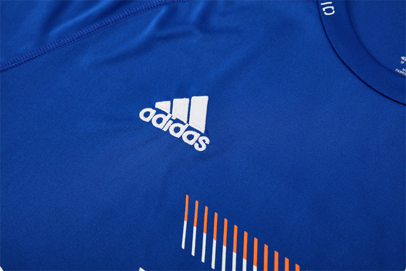 Real Madrid 2013/14 Blue Retro Training Top