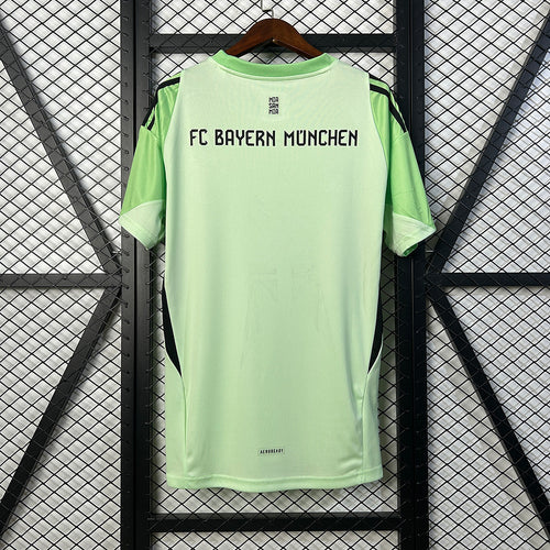 FC Bayern Munich green goalkeeper jersey, front view