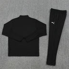 Manchester City 2025/26 Black ¼ Zip Training Set | Adult + Kids Sizes