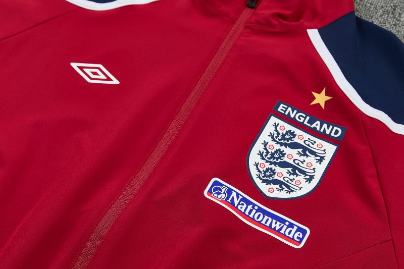 England 2008 Retro Tracksuit Red
