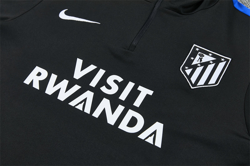 Atletico Madrid 2026/27 Black ¼  Zip Training Set | Adult + Kids Sizes