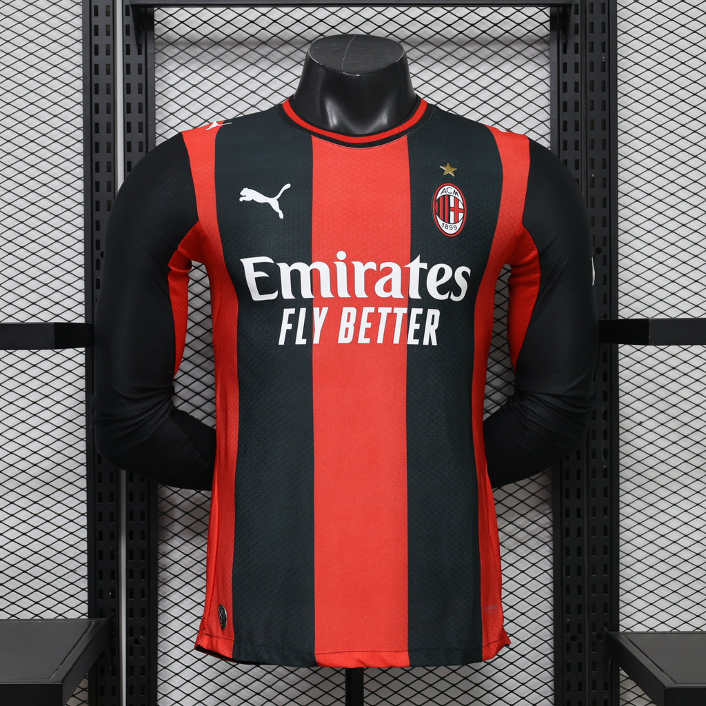 AC Milan 2026/27 Home Long Sleeve - Player Version