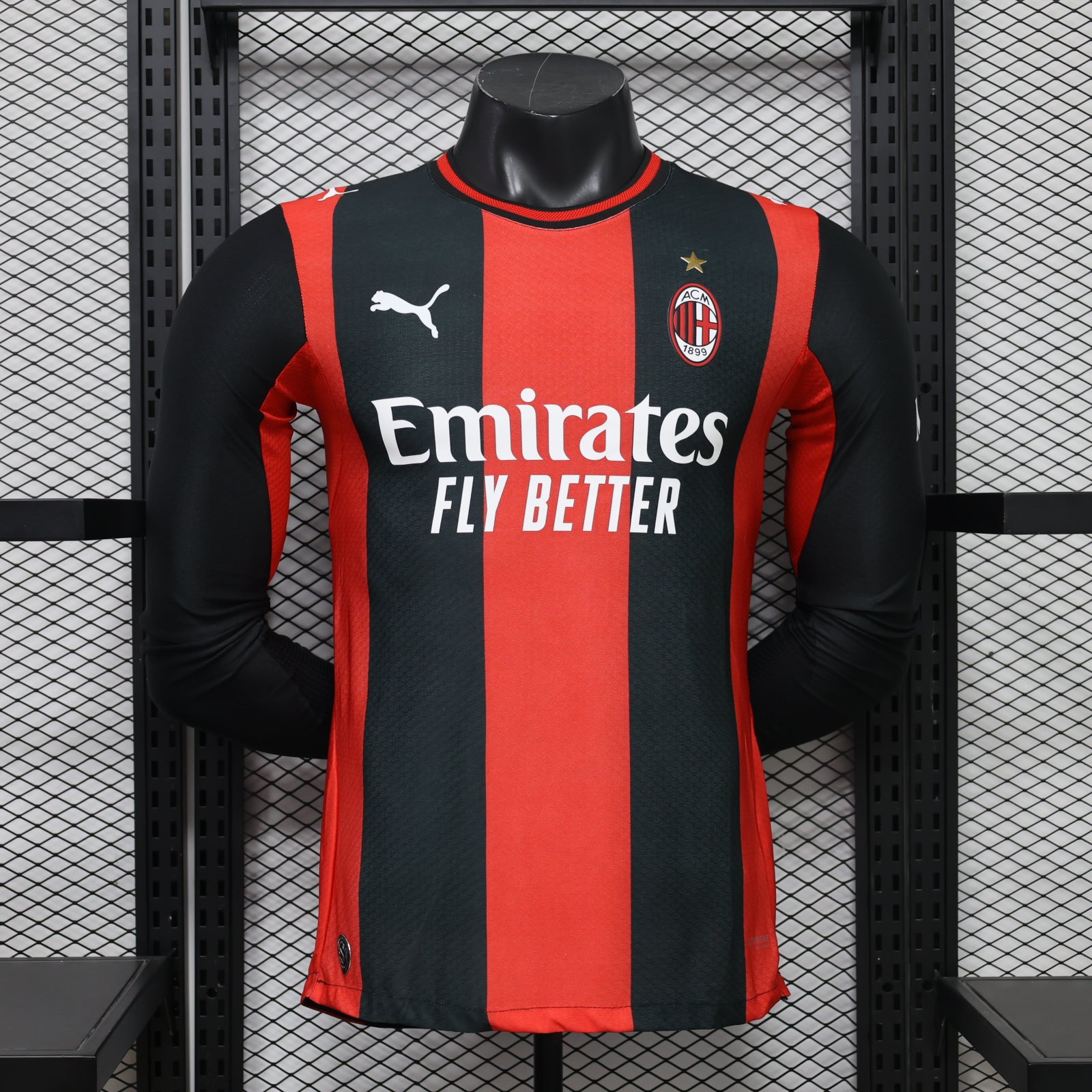 AC Milan 2026/27 Home Long Sleeve - Player Version