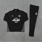 Manchester City 2025/26 Black ¼ Zip Training Set | Adult + Kids Sizes