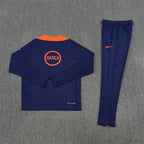 Barcelona 2025/26 Navy T90 ¼ Zip Training Set | Adult + Kids Sizes