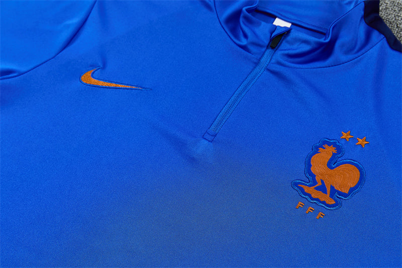 France 2026/27 Blue ¼  Zip Training Set | Adult + Kids Sizes