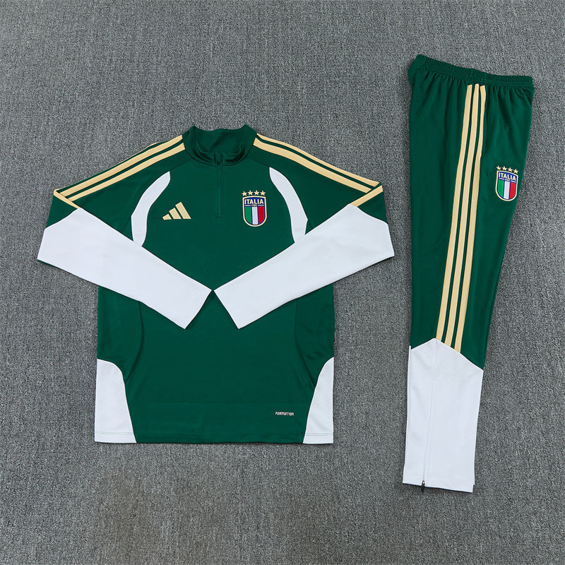 Italy 2026/27 Green ¼  Zip Training Set | Adult + Kids Sizes