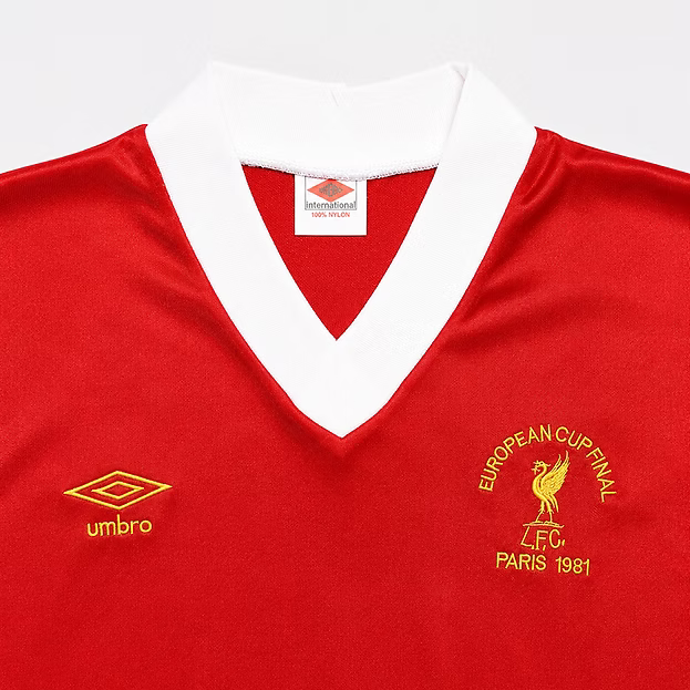 Liverpool FC 1981 Paris Cup Final Home - Retro