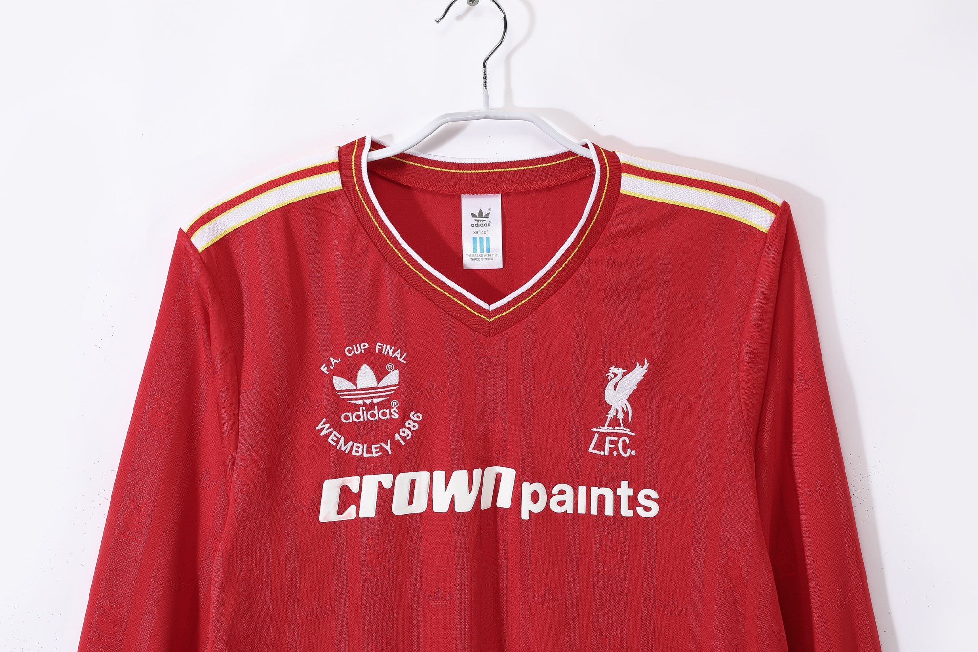 Liverpool FC 1986 FA Cup Final Home Long Sleeve - Retro