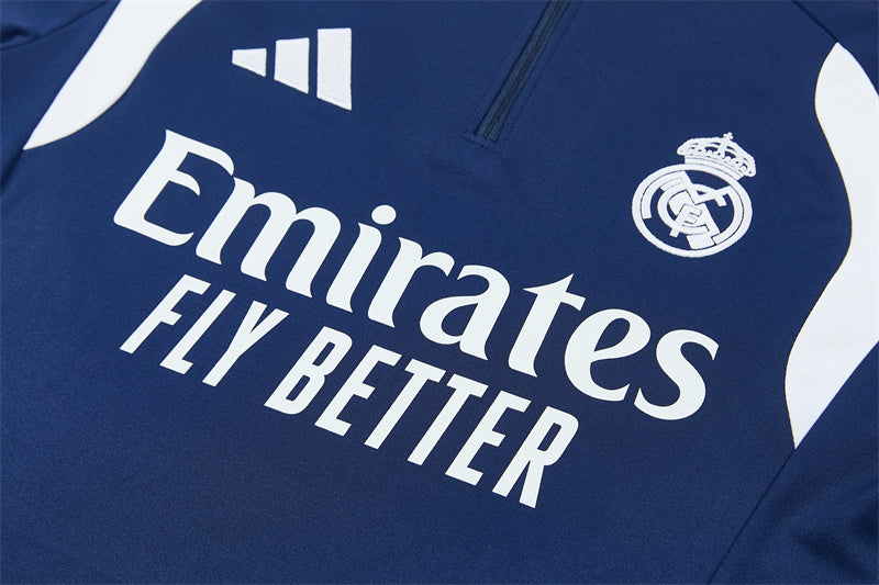 Real Madrid 2026/27 Navy ¼  Zip Training Set | Adult + Kids Sizes