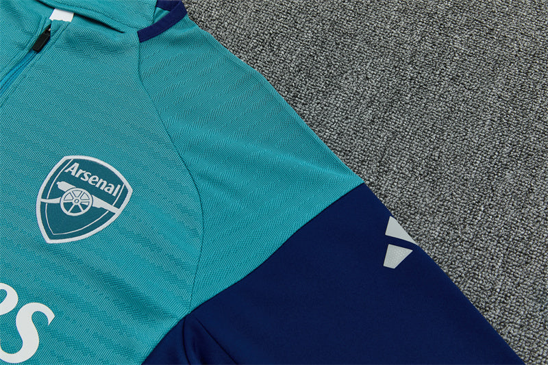 Arsenal 2025/26 Teal ¼  Zip Training Set | Adult + Kids Sizes