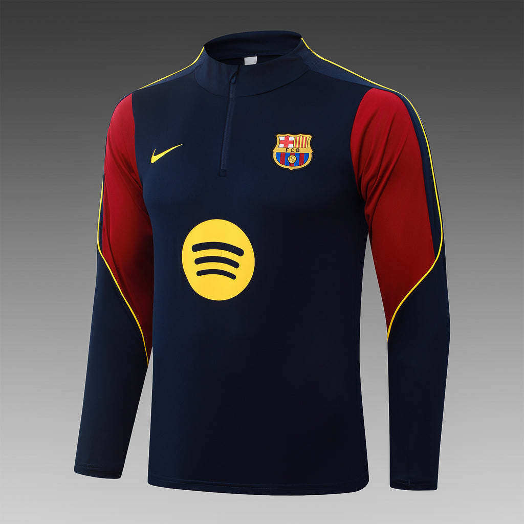 Barcelona 2026/27 Navy ¼ Zip Training Set | Adult + Kids Sizes