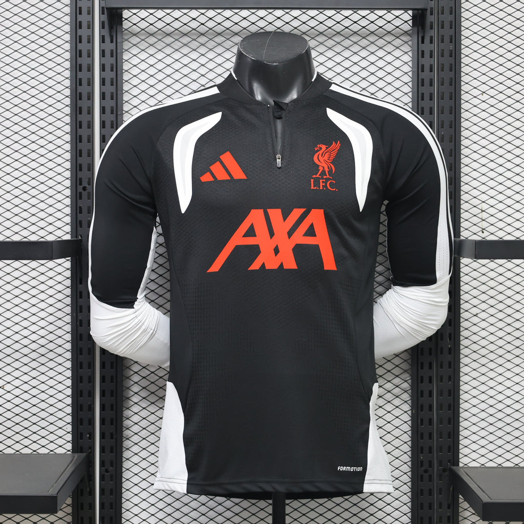 Liverpool FC 2026/27 Black ¼  Zip Player Version Training Top