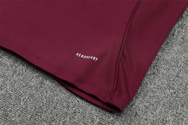 Arsenal 2025/26 Maroon ¼ Zip Training Set | Adult + Kids Sizes