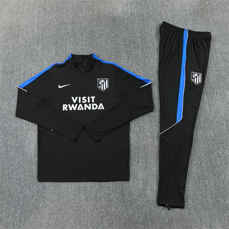 Atletico Madrid 2026/27 Black ¼  Zip Training Set | Adult + Kids Sizes