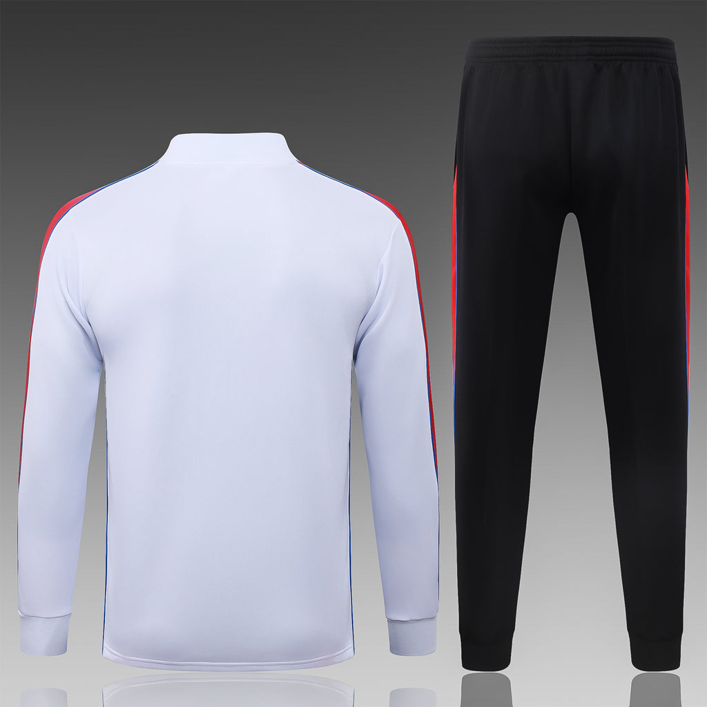 Paris Saint-Germain 2026/27 White/Black Tracksuit  | Adult + Kids Sizes