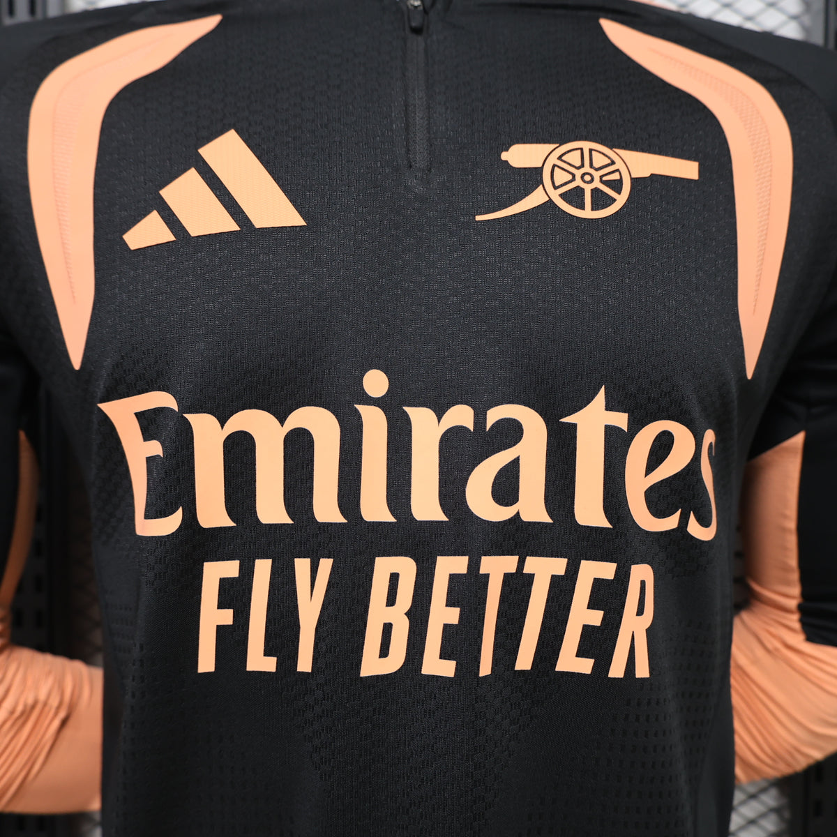 Arsenal 2026/27 Black ¼  Zip Player Version Training Top