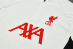 Liverpool FC 2025/26 White ¼  Zip Training Set | Adult + Kids Sizes
