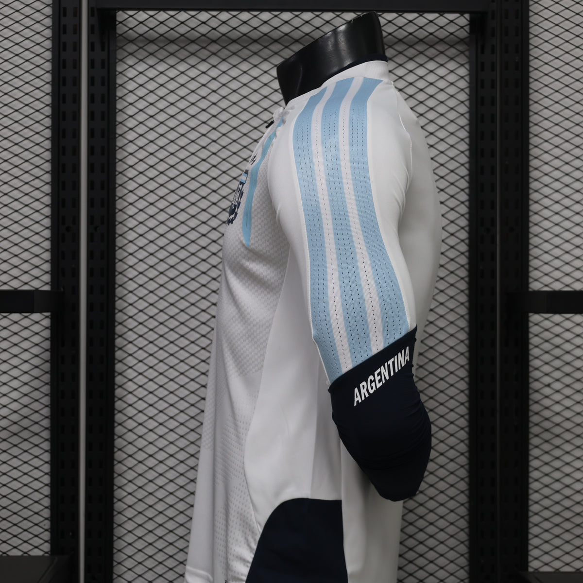 Argentina 2026 White ¼  Zip Player Version Training Top
