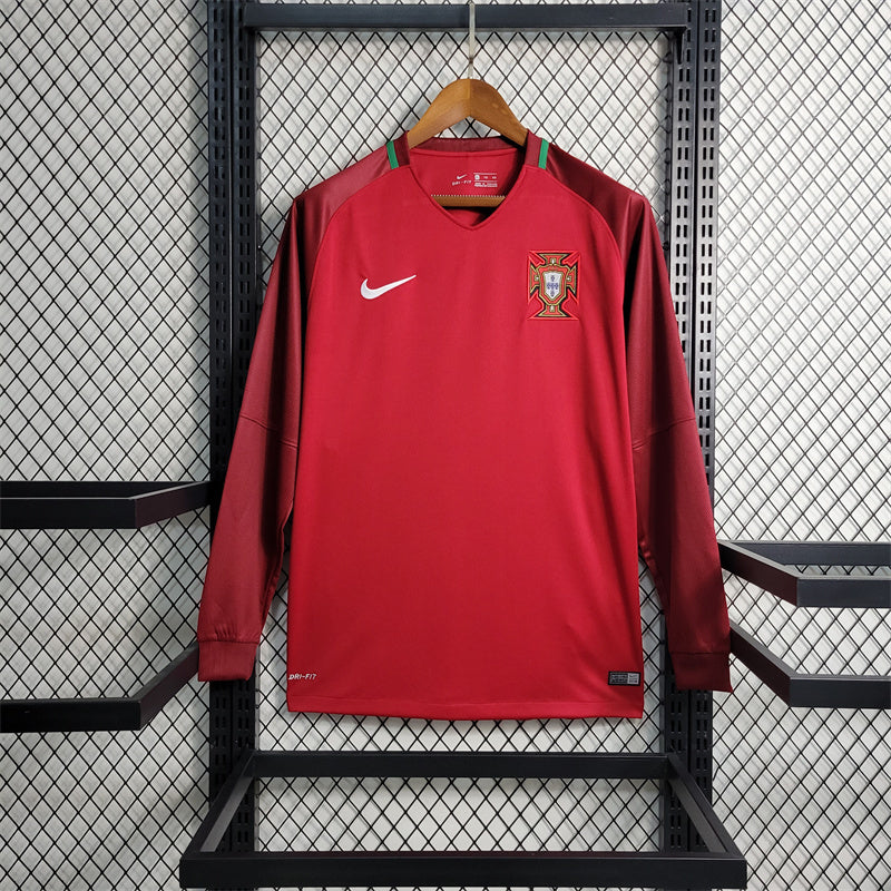Portugal 2016 Home Long Sleeve - Retro