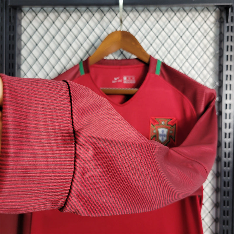 Portugal 2016 Home Long Sleeve - Retro