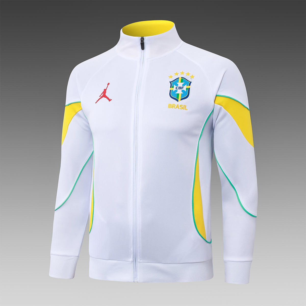 Brazil 2026/27 White Black Tracksuit  | Adult + Kids Sizes