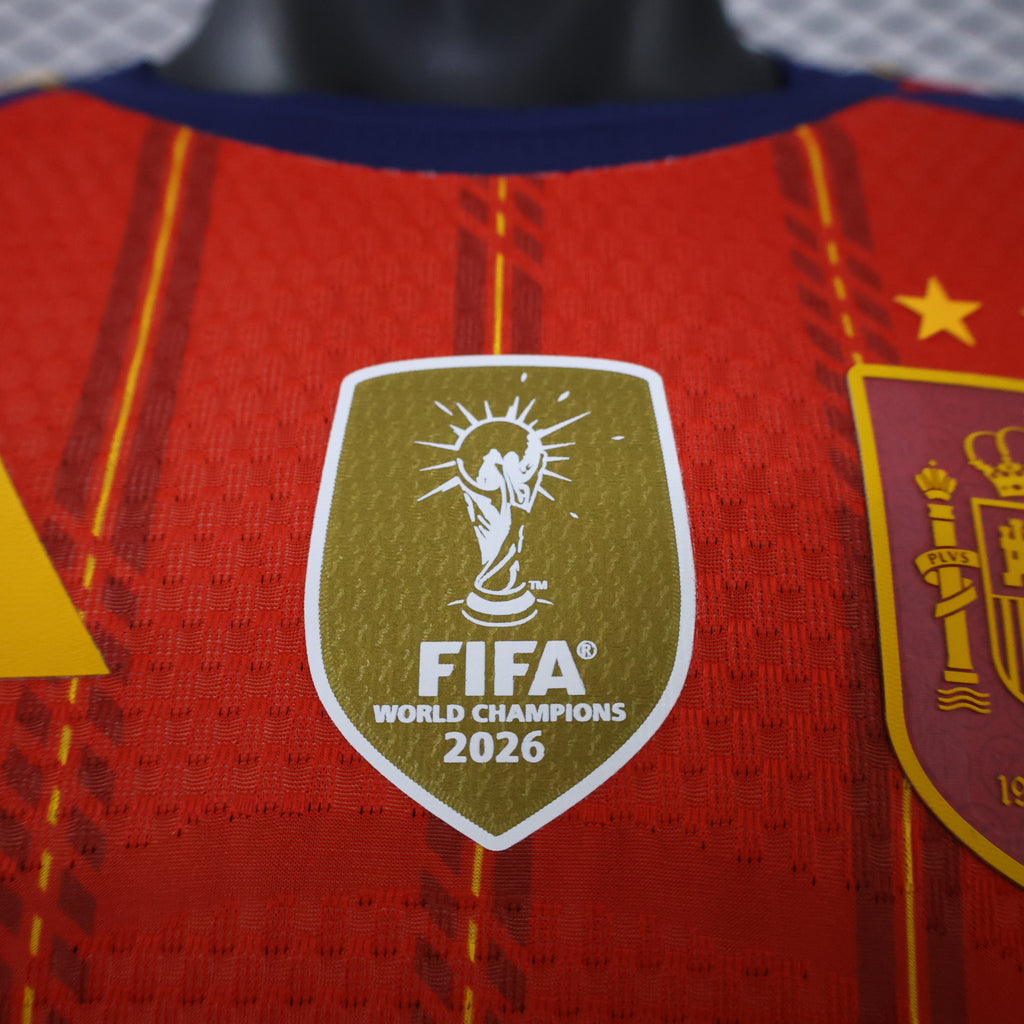 Spain 2026 Home ** 2 Stars + FIFA Champ. Badge - Player Version