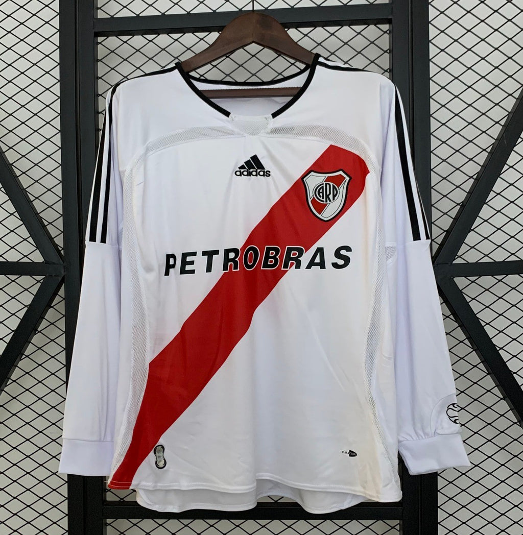 River Plate 2006/07 Home Long Sleeve - Retro