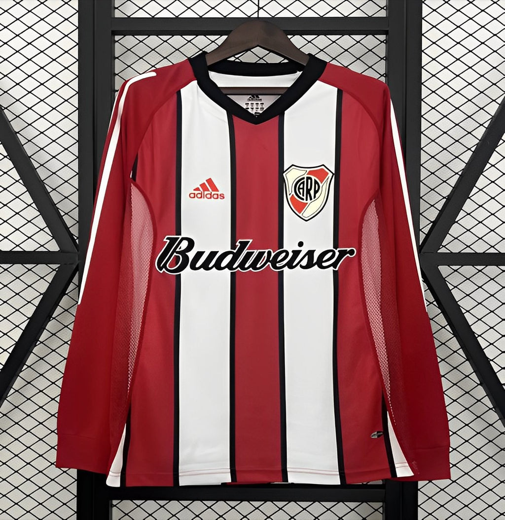 River Plate 2003/04 Home Long Sleeve - Retro
