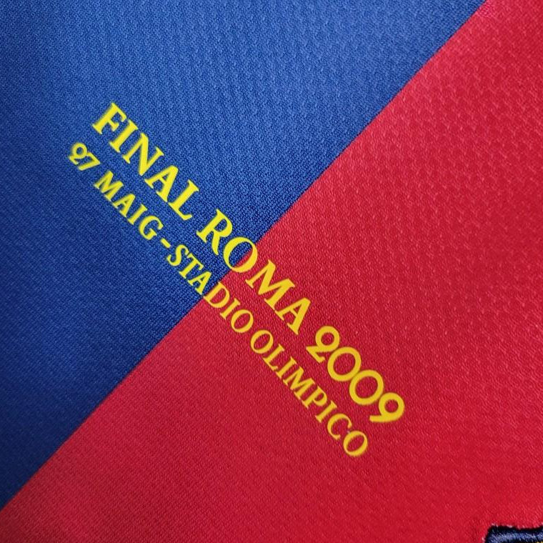Barcelona 2009 CL Final Rome Home - Retro
