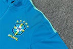 Brazil 2026/27 Blue ¼  Zip Training Set | Adult + Kids Sizes