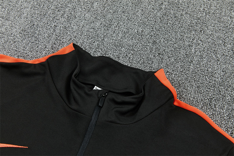 Netherlands 2026/27 Black ¼  Zip Training Set | Adult + Kids Sizes