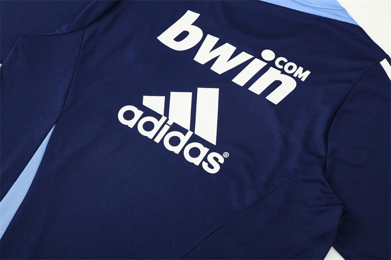 Real Madrid 2007/08 Navy Retro Training Top