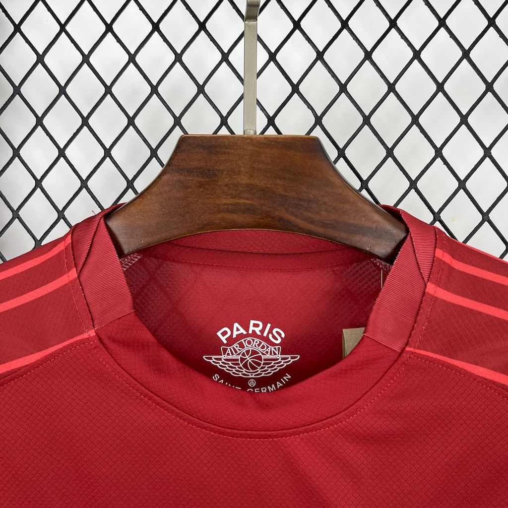 Paris Saint-Germain 2024/25 Red Goalkeeper Long Sleeve - Fan Version