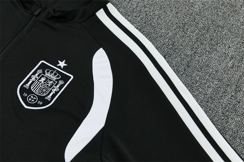 Spain 2026/27 Black ¼  Zip Training Set | Adult + Kids Sizes