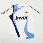 Real Madrid 2007/08 White Retro Training Top