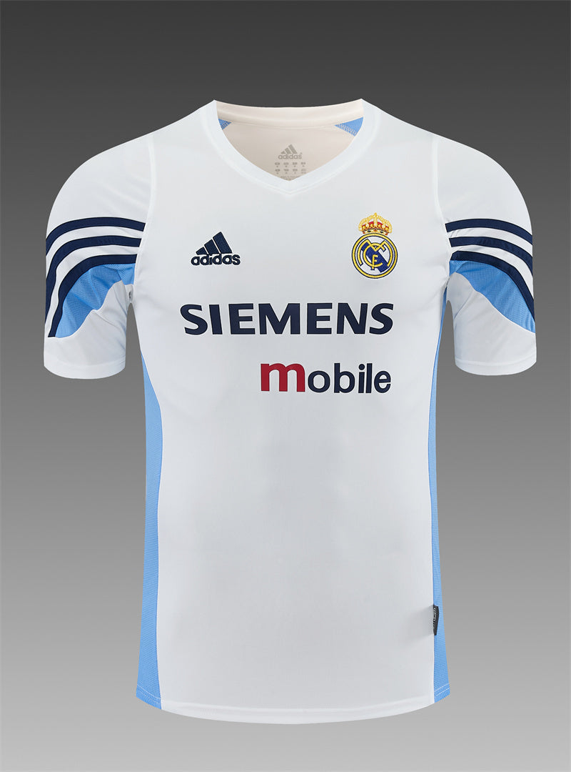 Real Madrid 2003/04 White Retro Training Top