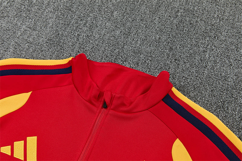 Spain 2026/27 Red/Navy ¼  Zip Training Set | Adult + Kids Sizes