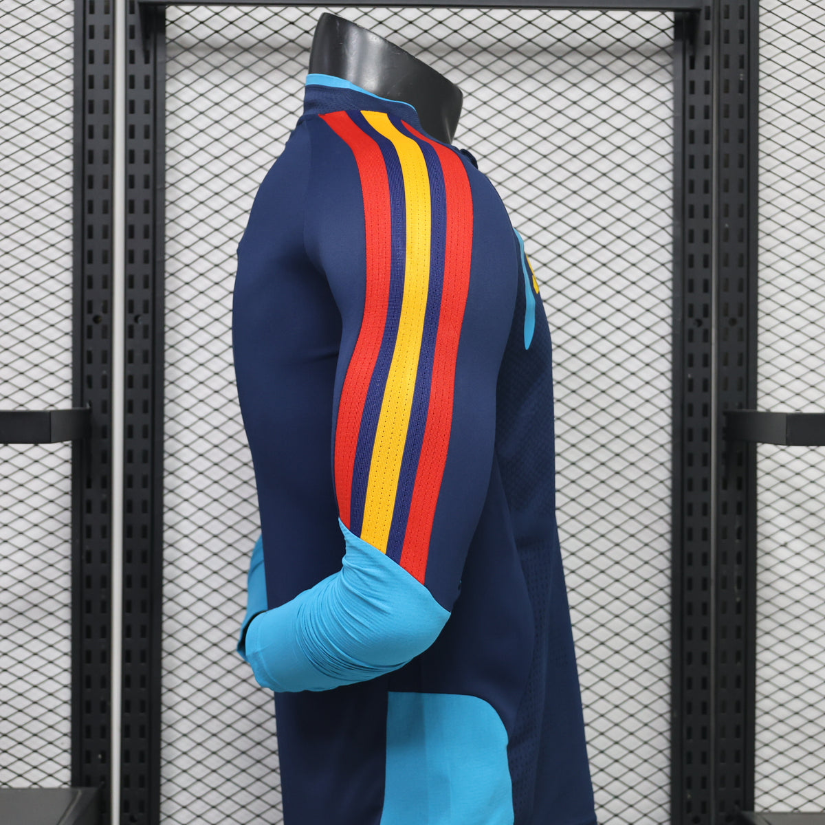 Spain 2026 Navy ¼  Zip Player Version Training Top