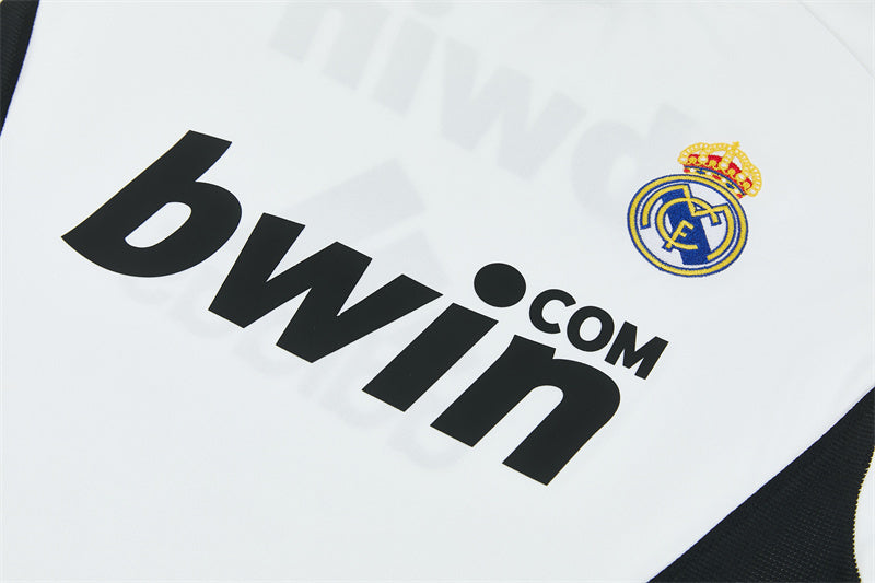 Real Madrid 2008/09 White Retro Training Top