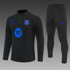 Barcelona 2025/26 Black Kobe ¼ Zip Training Set | Adult + Kids Sizes