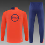 Barcelona 2025/26 Orange T90 ¼ Zip Training Set | Adult + Kids Sizes