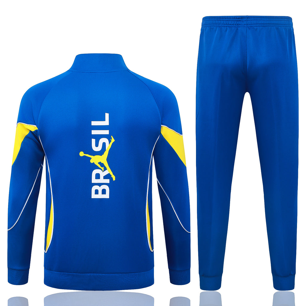 Brazil 2026/27 Blue Jordan Tracksuit  | Adult + Kids Sizes