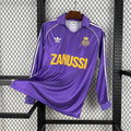 Real Madrid 1984/85 Away Long Sleeve - Retro