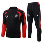 Manchester United 2026/27 Black ¼  Zip Training Set | Adult + Kids Sizes