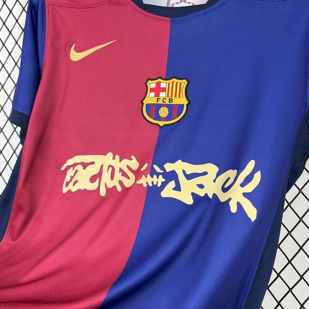 Barcelona 2024/25 Travis Scott Home - Fan Version