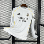 Real Madrid 2025/26 Home Long Sleeve - Fan Version
