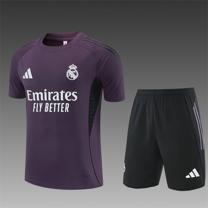 Real Madrid 2025/26 Purple Training Set | Adult + Kids Sizes